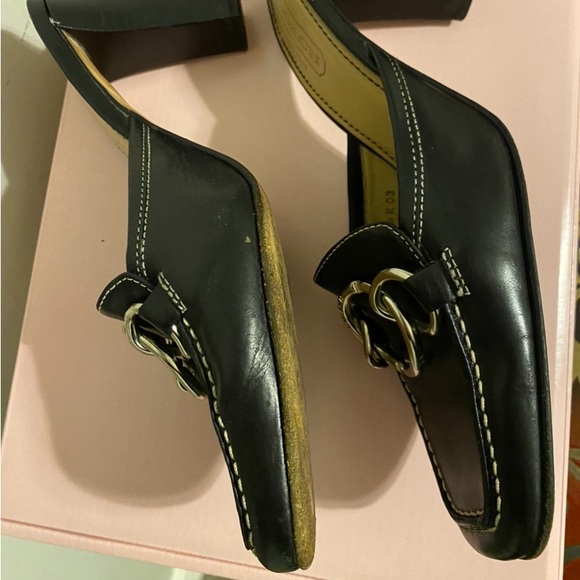 COACH Black Heels - Picture 3 of 5